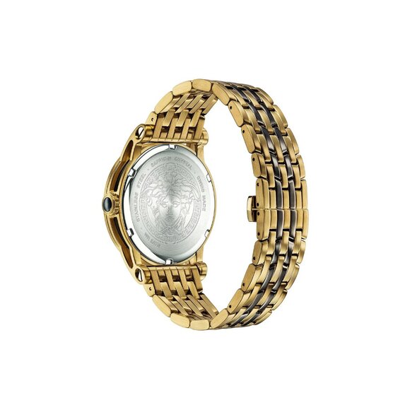 Versace VERD00418 Palazzo Empire white gold Stainless Steel Men's Watch NEW - Picture 2 of 3